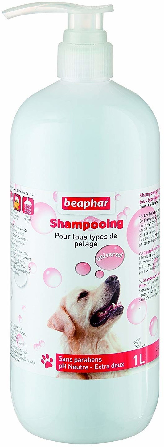 Beaphar Shampoing revitalisant pour tous types de pelage 1 L