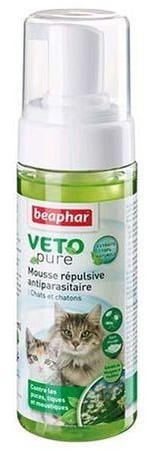 Beaphar Mousse répulsive antiparasitaire pour chat et chaton 150 ml