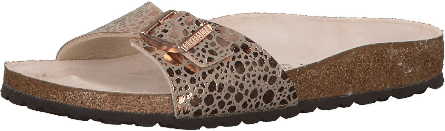Birkenstock madrid hotsell metallic stones copper