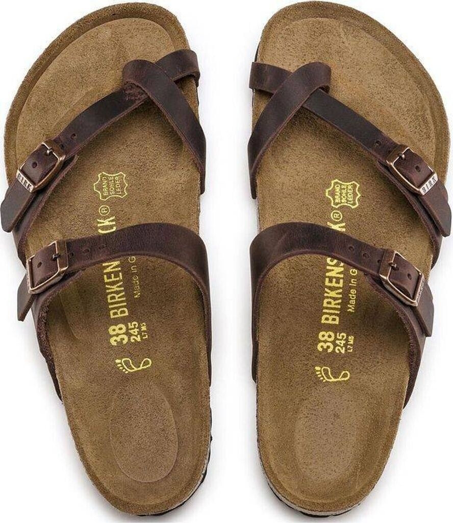 birkenstock mayari oiled leather ochre