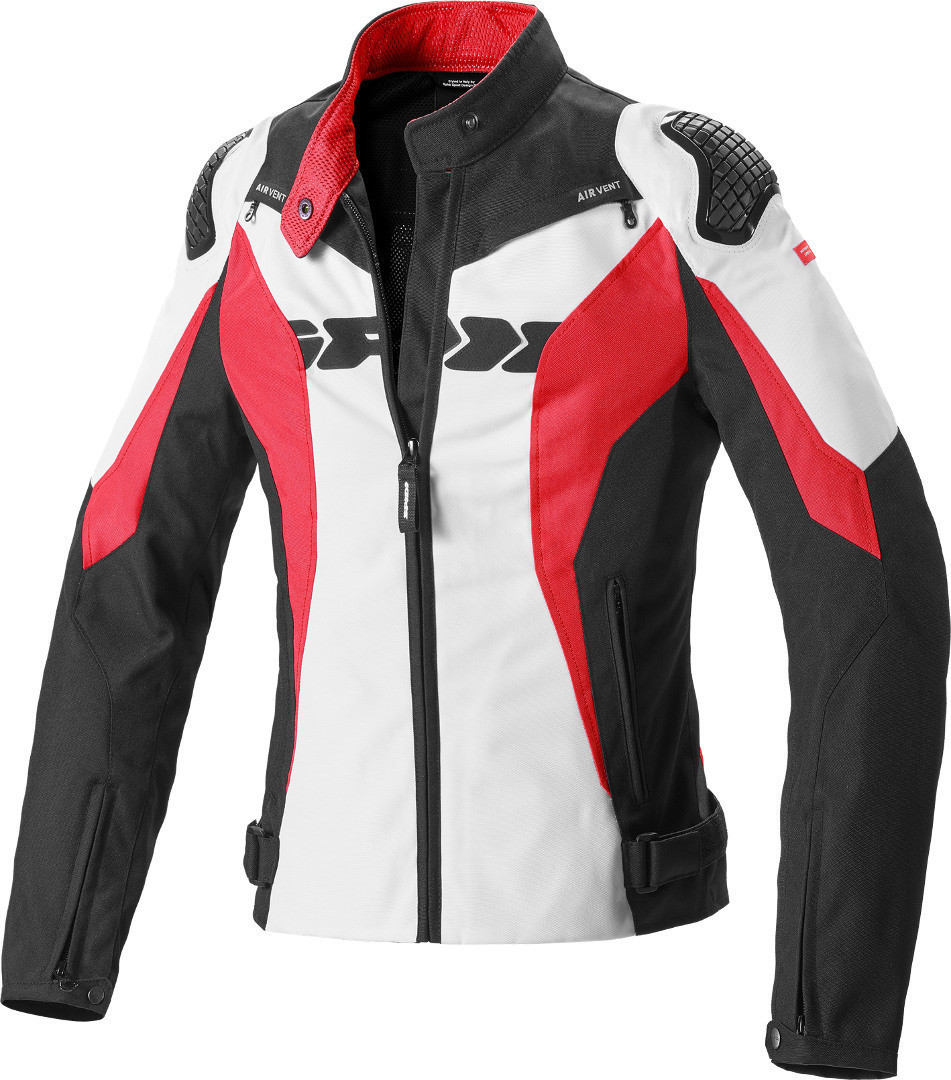 Spidi Blouson Warrior Tex Women blanc/rouge