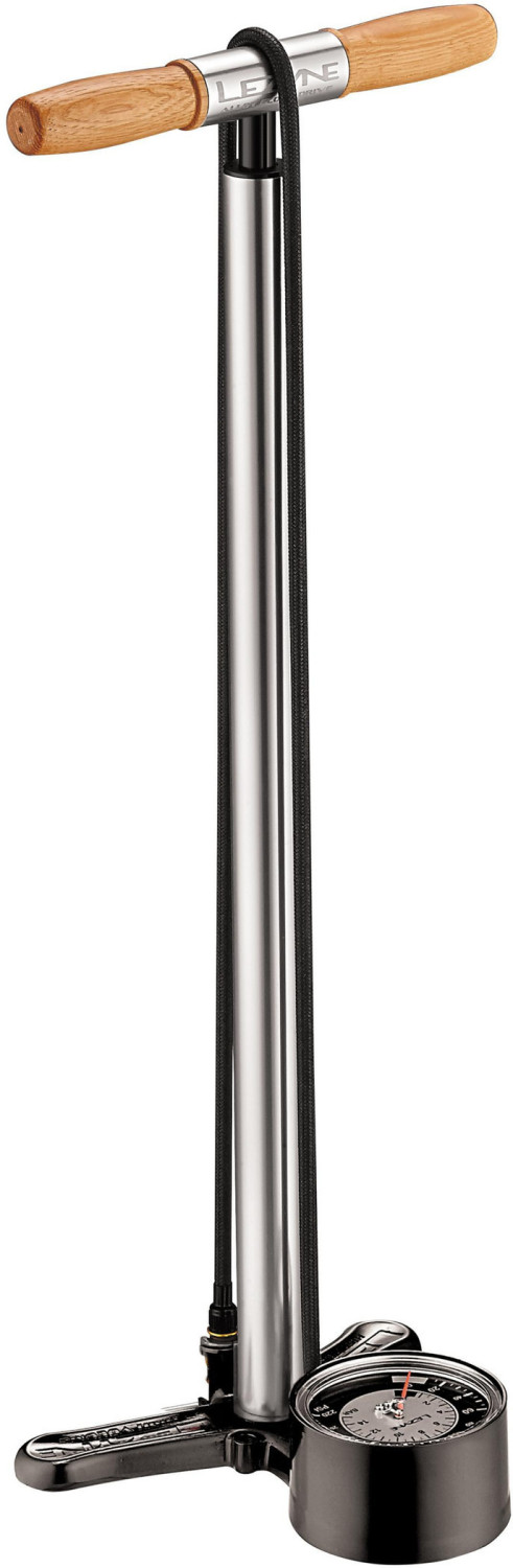 Lezyne Alloy Floor Drive (special edition ABS flip, silver)