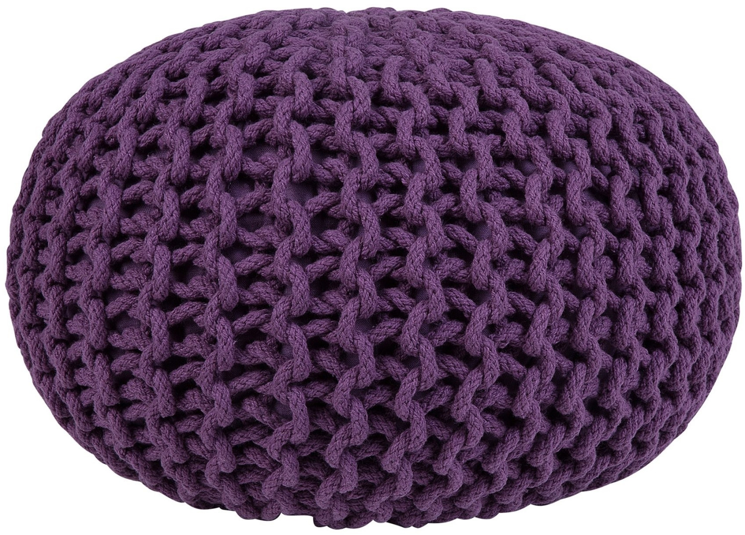 Beliani Pouf Conrad 40 x 25 cm violet