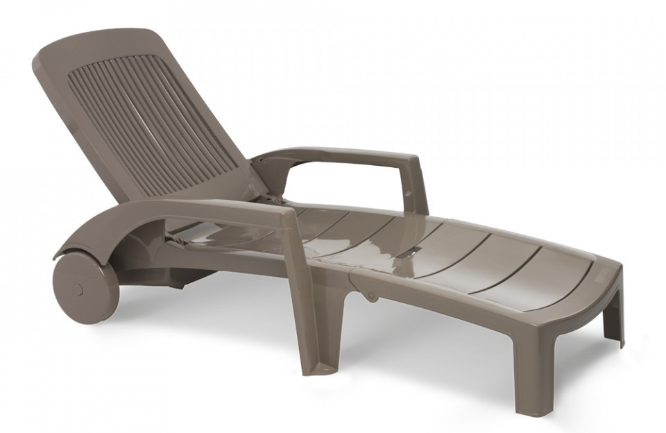 Grosfillex Bain de soleil Fidji taupe