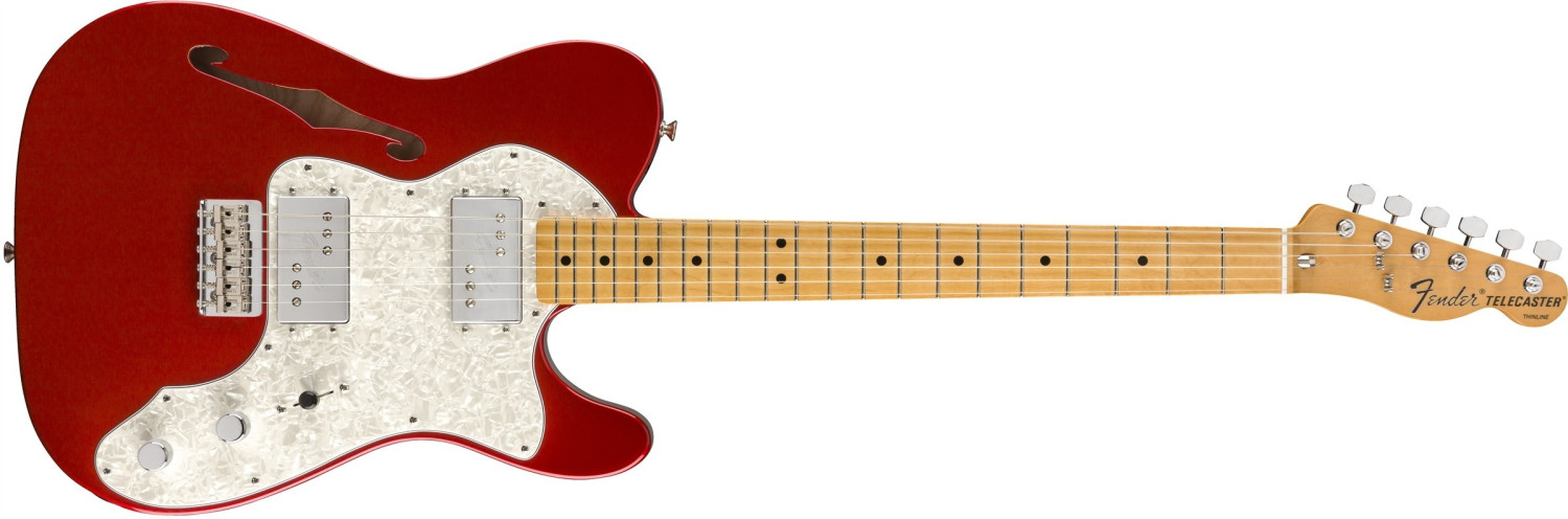 Fender Vintera '70s Telecaster Thinline CAR Candy Apple Red