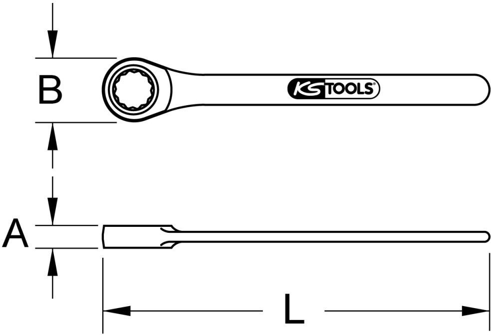 KS Tools Stainless Steel (964.1045)