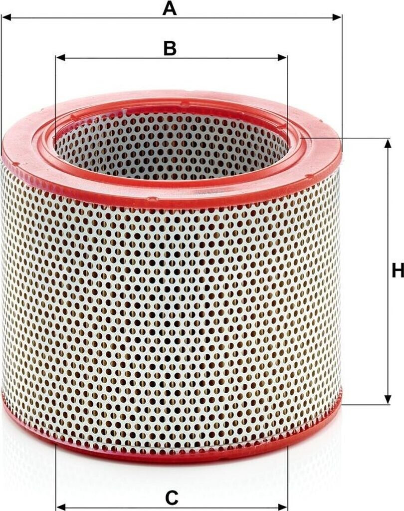 MANN-FILTER C 28 214/1 Filtro Aria Auto - Qualità Primo Equipaggiamento 287x258x58 Mm