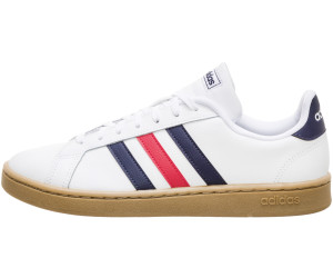 adidas grand court red white blue