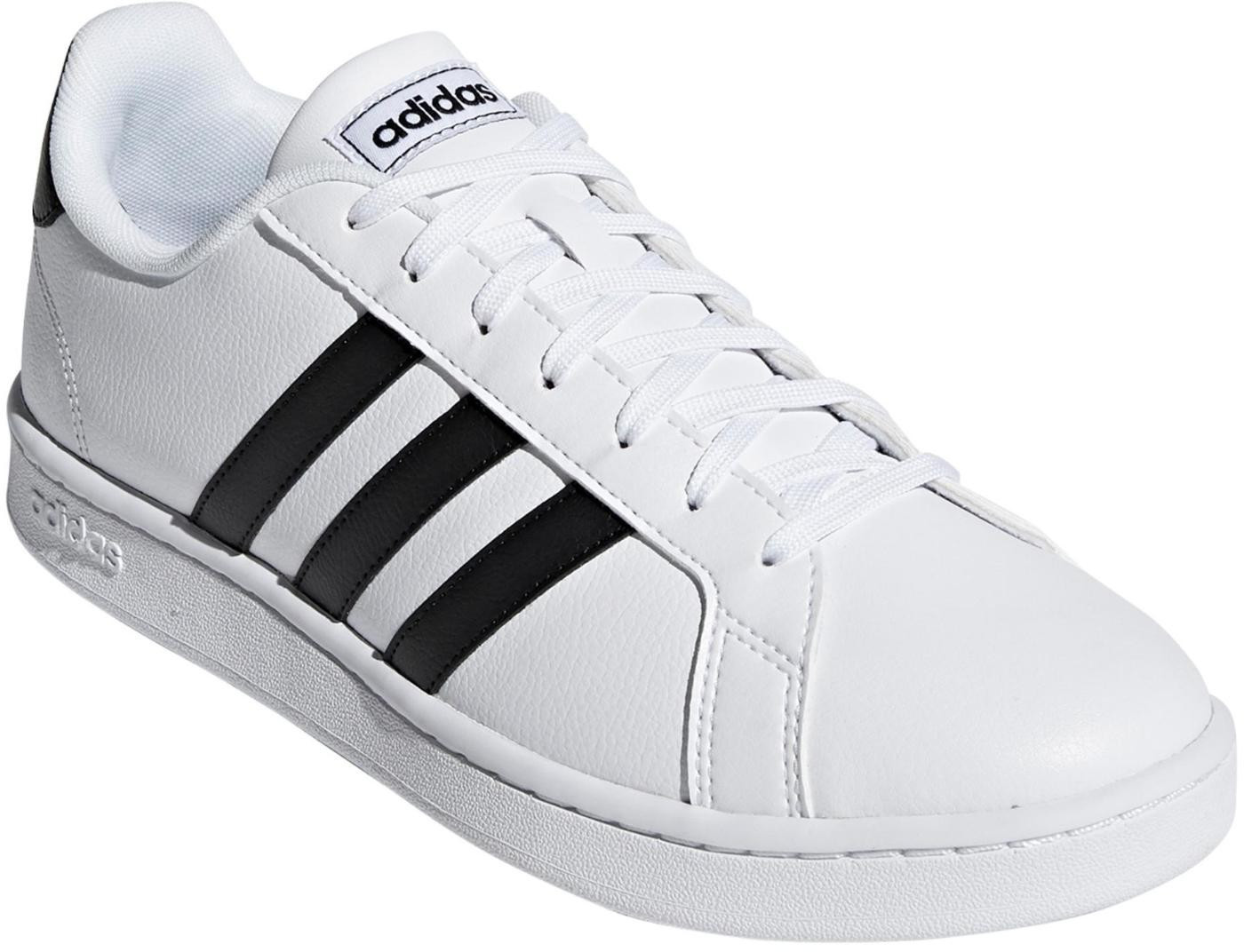 Buy Adidas Grand Court ftwr white/core black/ftwr white from £26.48 ...
