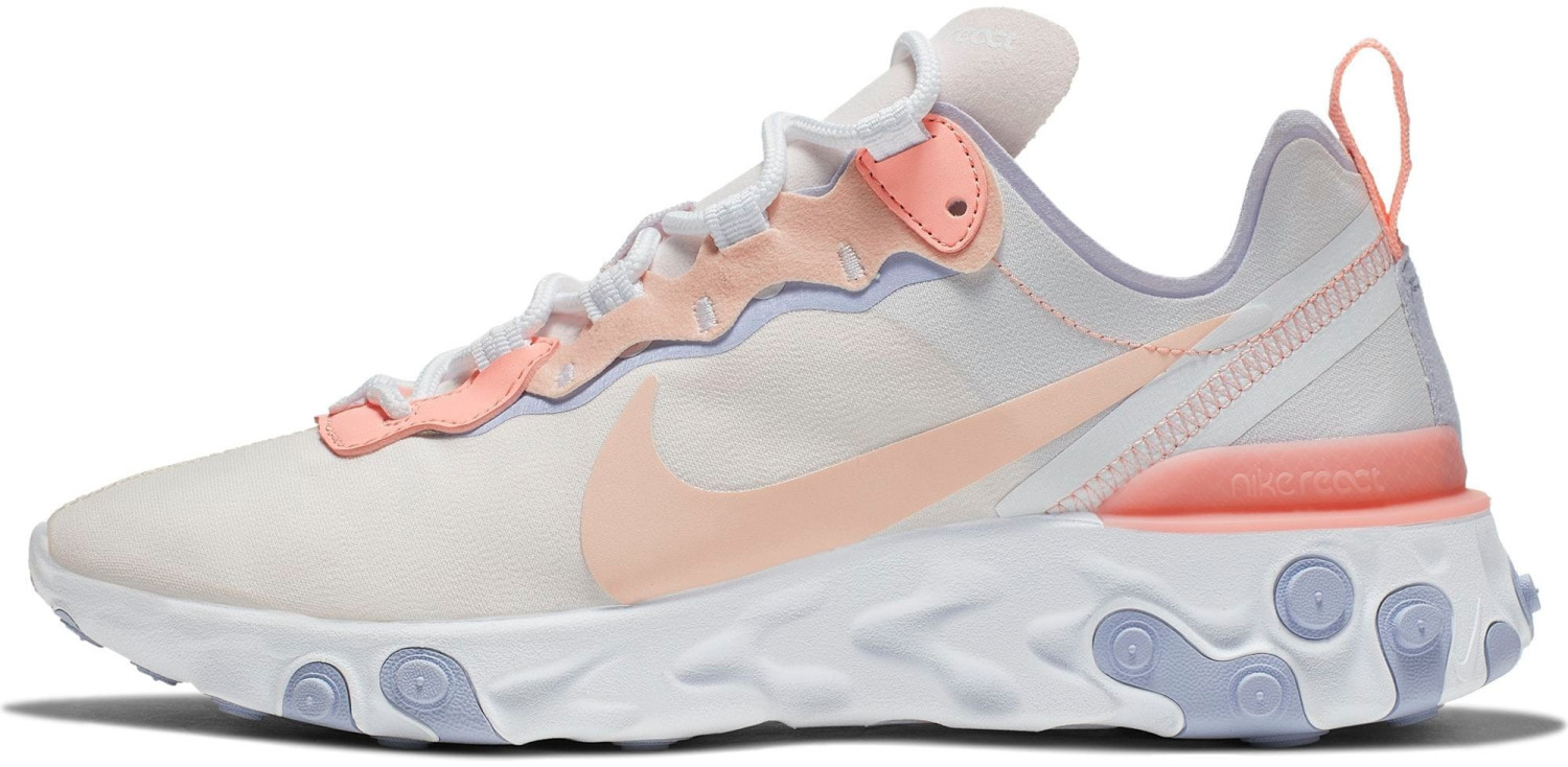 Nike React Element 55 Women pale pink/oxygen purple/pink tint/washed coral