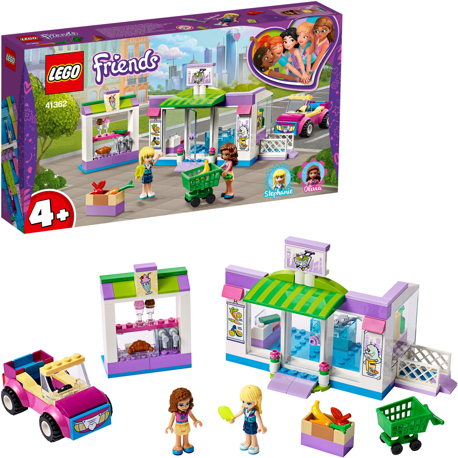 Heartlake | Friends Supermarkt City LEGO bei von 28,90 ab (41362) € Preisvergleich -