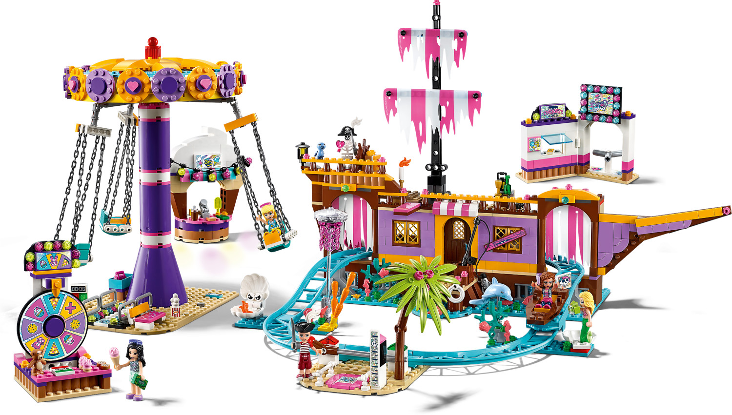 Lego friends amusement shop pier asda