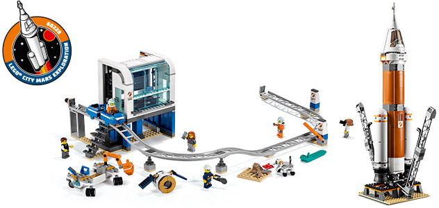 Lego®-city La Fusée Spatiale Et Sa Station De Lancement Enfant 7 Ans Et  Plus, Jouet De Construction, 837 Pièces 60228
