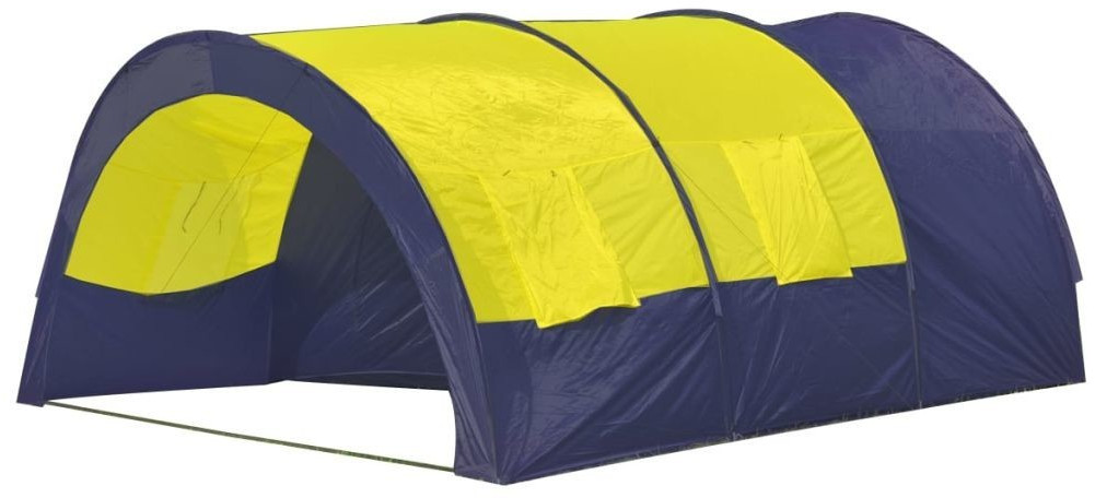 VidaXL Tunnel Tent x6 Yellow 90416