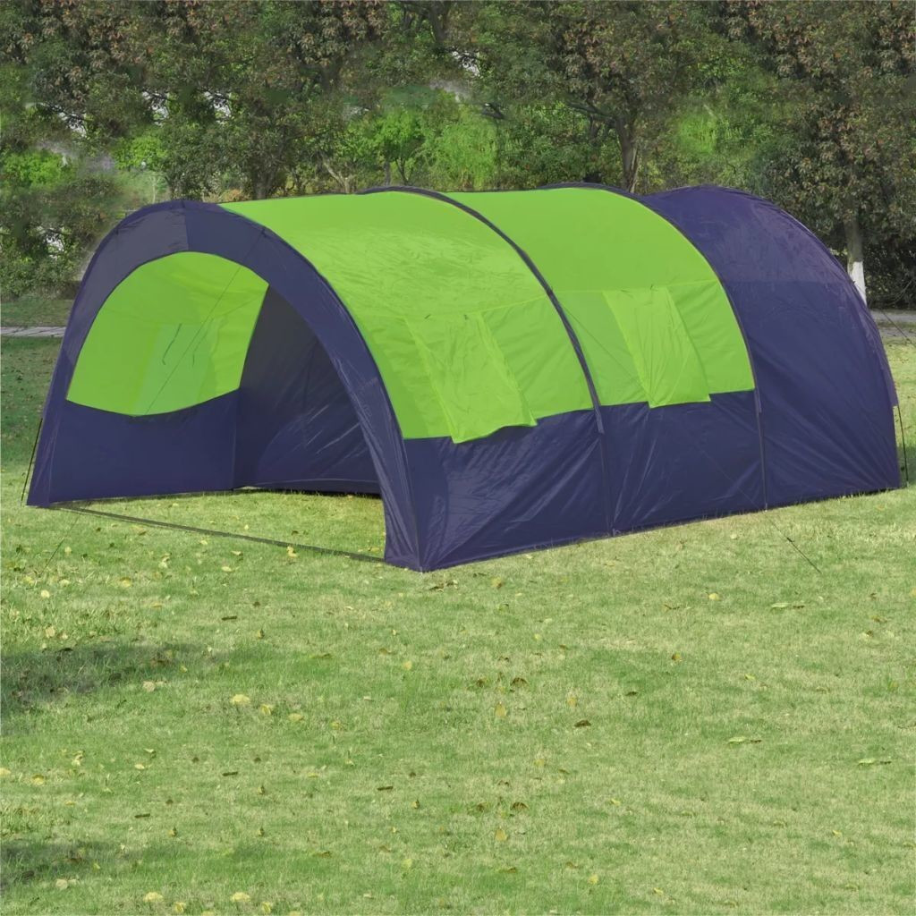 VidaXL Tunnel Tent x6 Green 90415