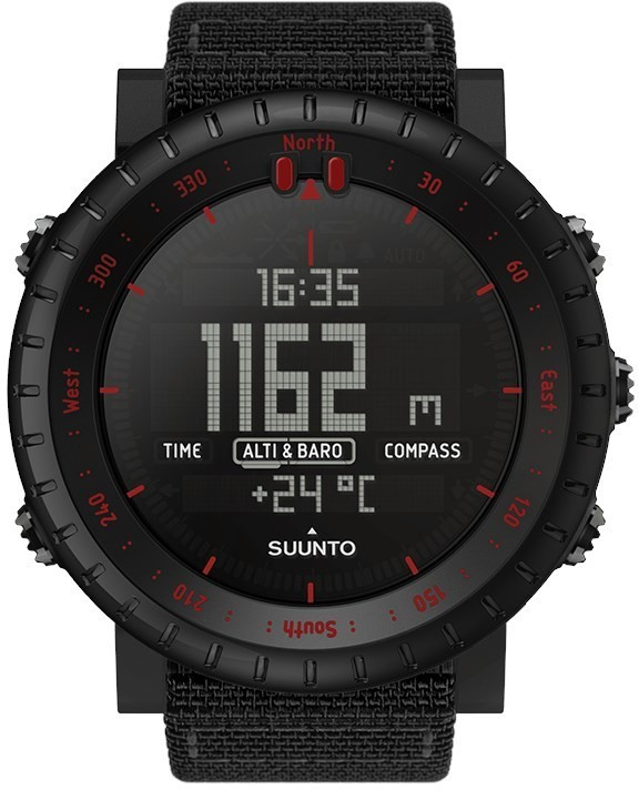 Photos - Smartwatches Suunto Core Black Red 