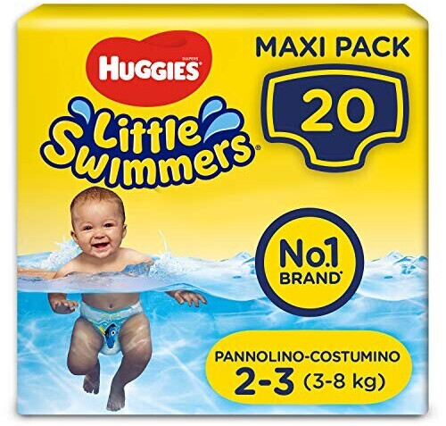 Huggies Little Swimmers taille 2/3 (3-8 kg) 20 couches