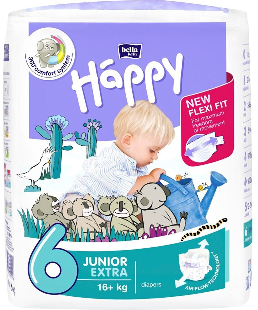 Bella Baby Happy Gr. 6 Junior Extra (16+kg) 54 pcs.