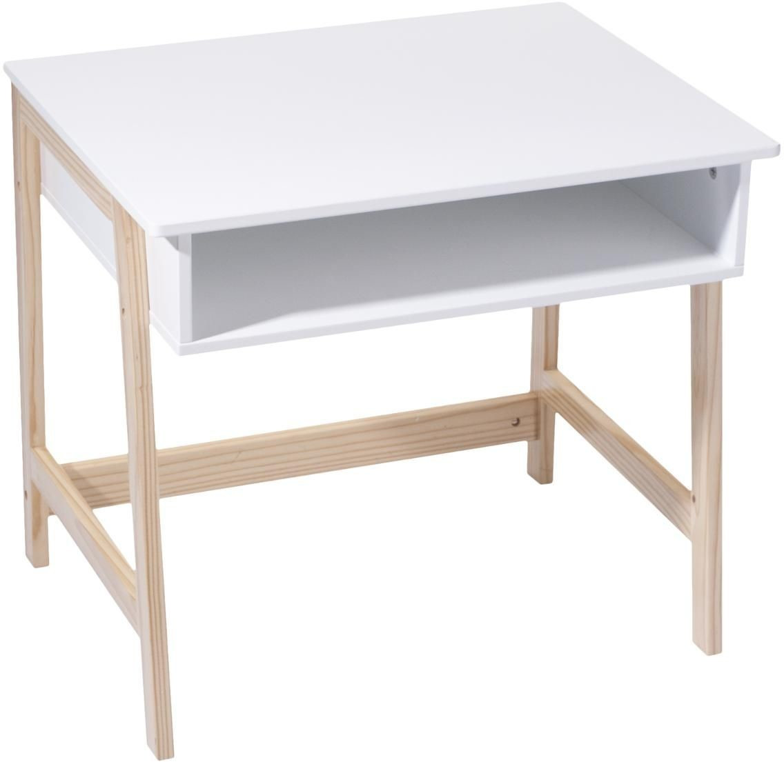 Atmosphera Bureau blanc en bois