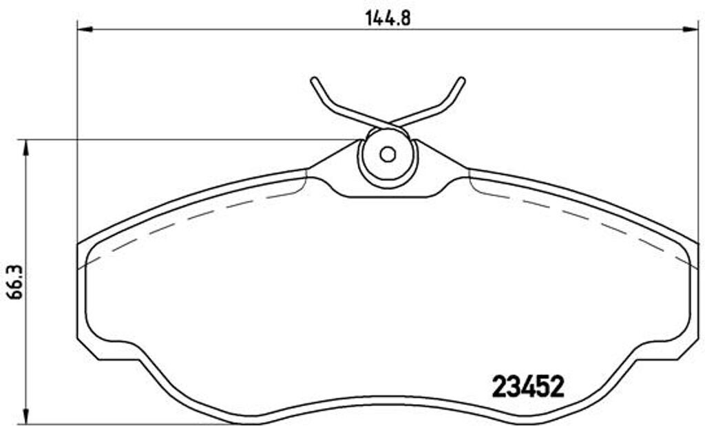 P 44 018 BREMBO Prime 20217 Remblokken voorbereid voor waarschuwing bij