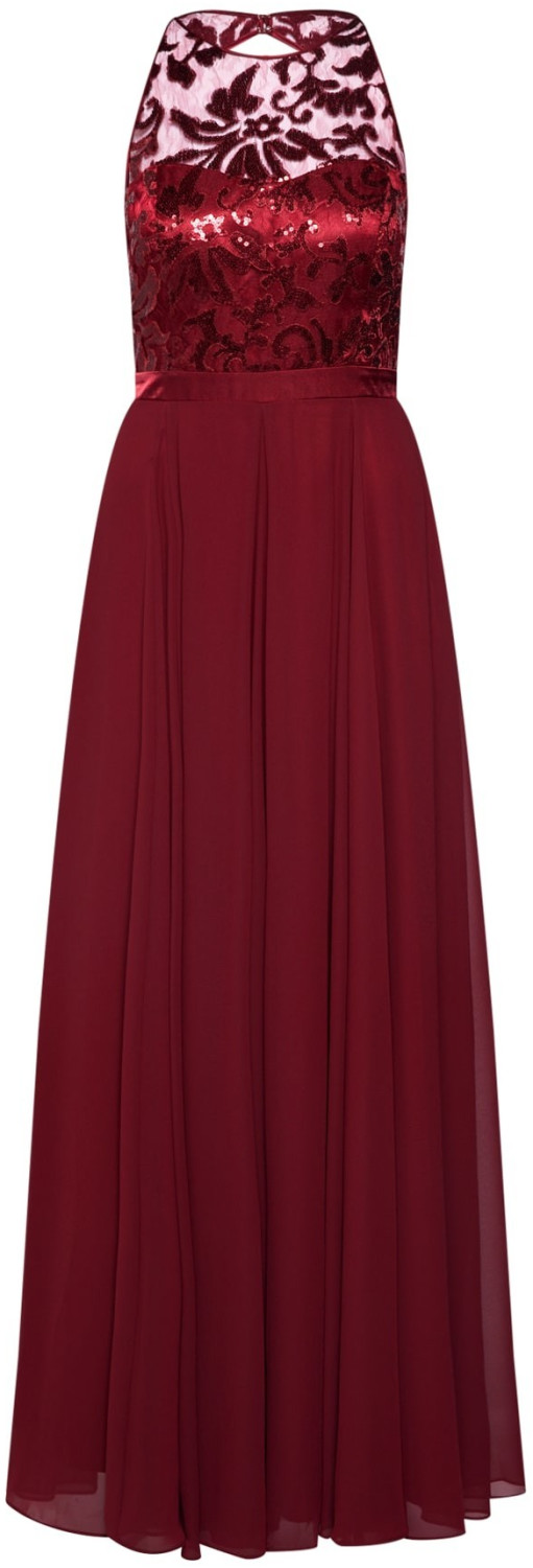 Vera Mont Evening Dress with Sequin bordeaux