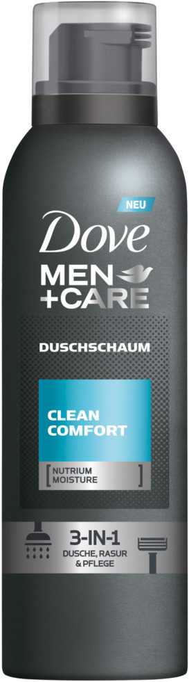 Dove Men+Care Clean Comfort Shower Foam 3-in-1 (200ml)