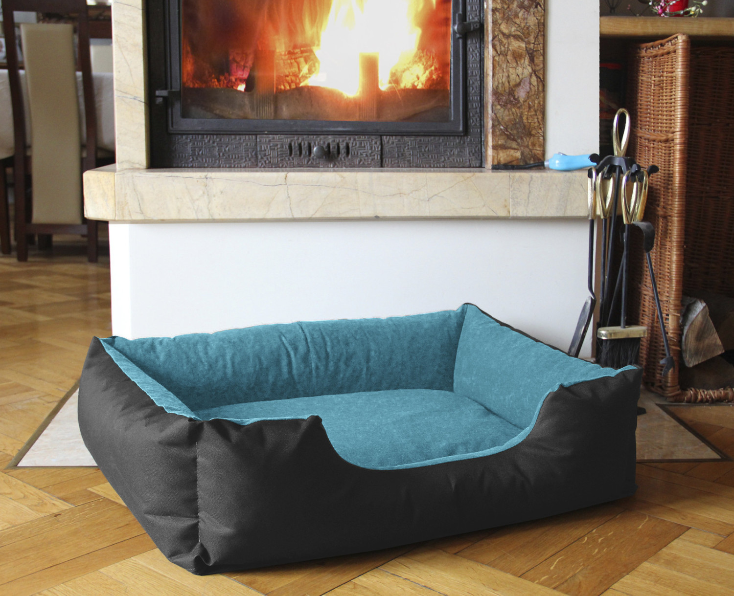 BedDog Canapé pour chien XL Blue-Sky