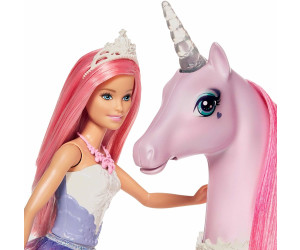Barbie dreamtopia licorne transport avec 2 poupées enfants filles jouet NEUF 