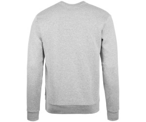 Converse Men Star Chevron Embroidered Crew grey heather ab Converse Men Star Chevron Embroidered Crew grey heather ab