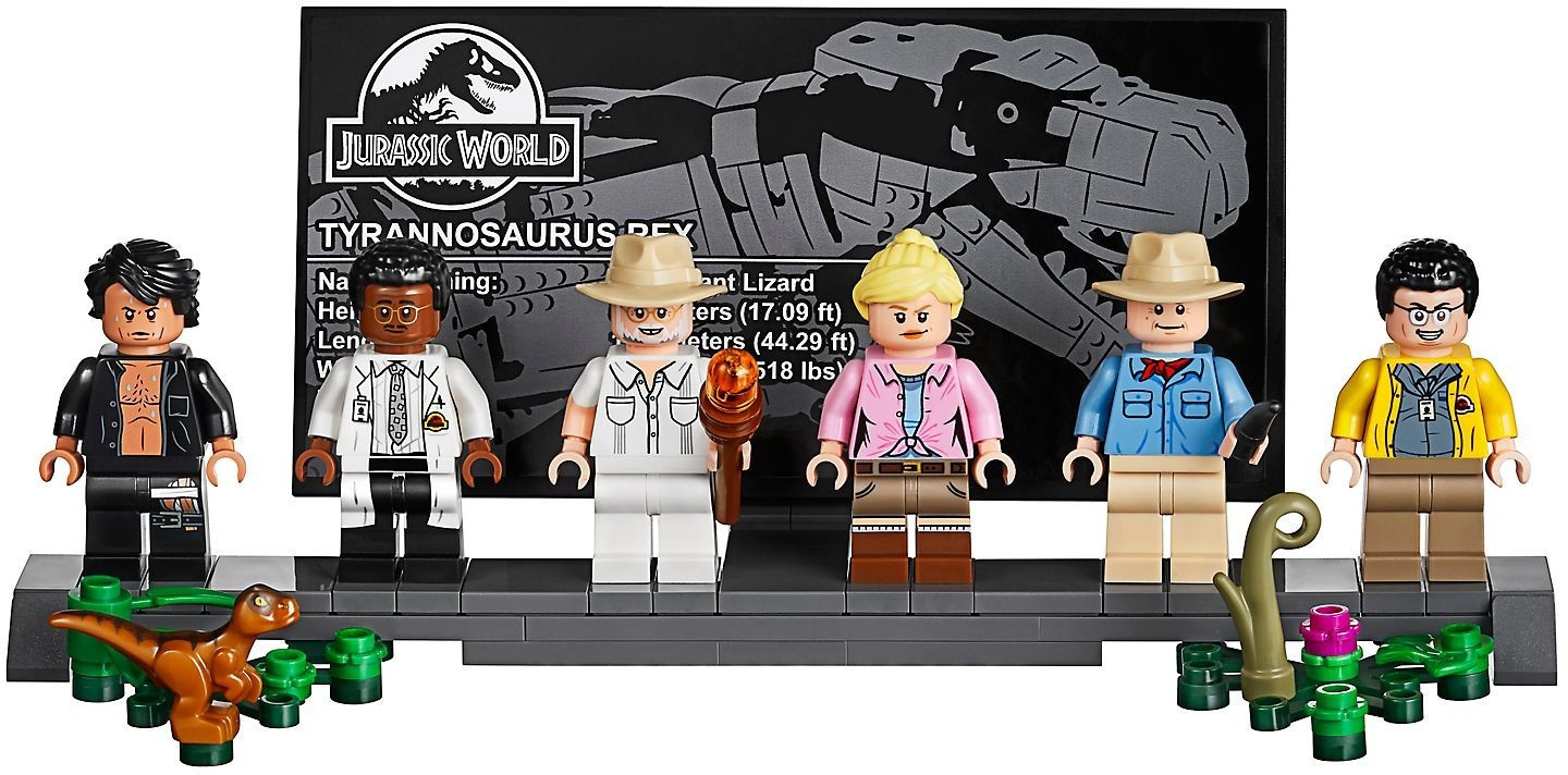 Lego jurassic park hotsell trex