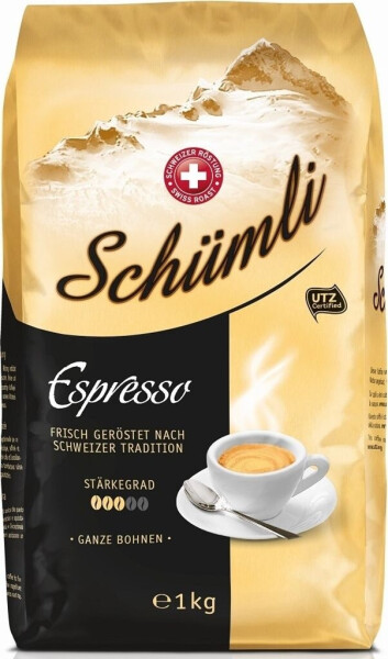 Delizio Schweizer Schümli Espresso ganze Bohnen (1 kg), Bild 3