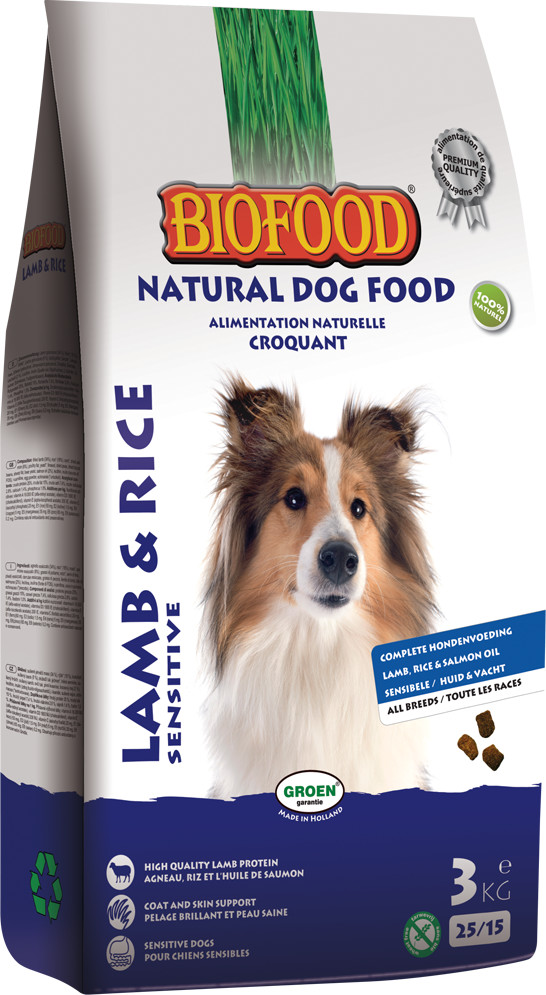 BIOFOOD Agneau et riz chiens sensibles