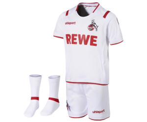 FC Köln Heim Minikit 2019 2020 Home Mini Set Kinder weiß Uhlsport FCK 1 