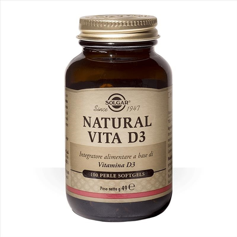 Solgar Natural Vita D3 (100 softgels)