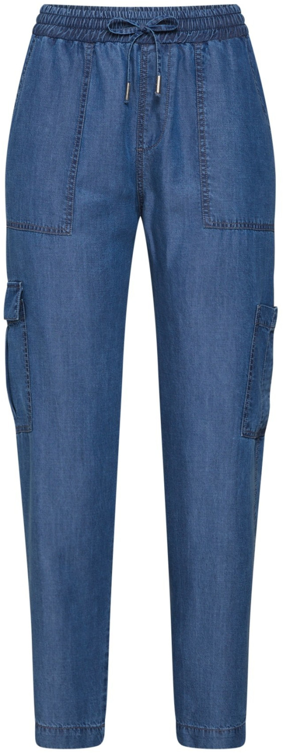Opus Mundini Cargo Pants (235205149) mid blue wash