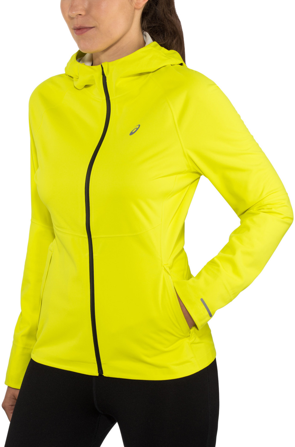 asics accelerate jacket yellow