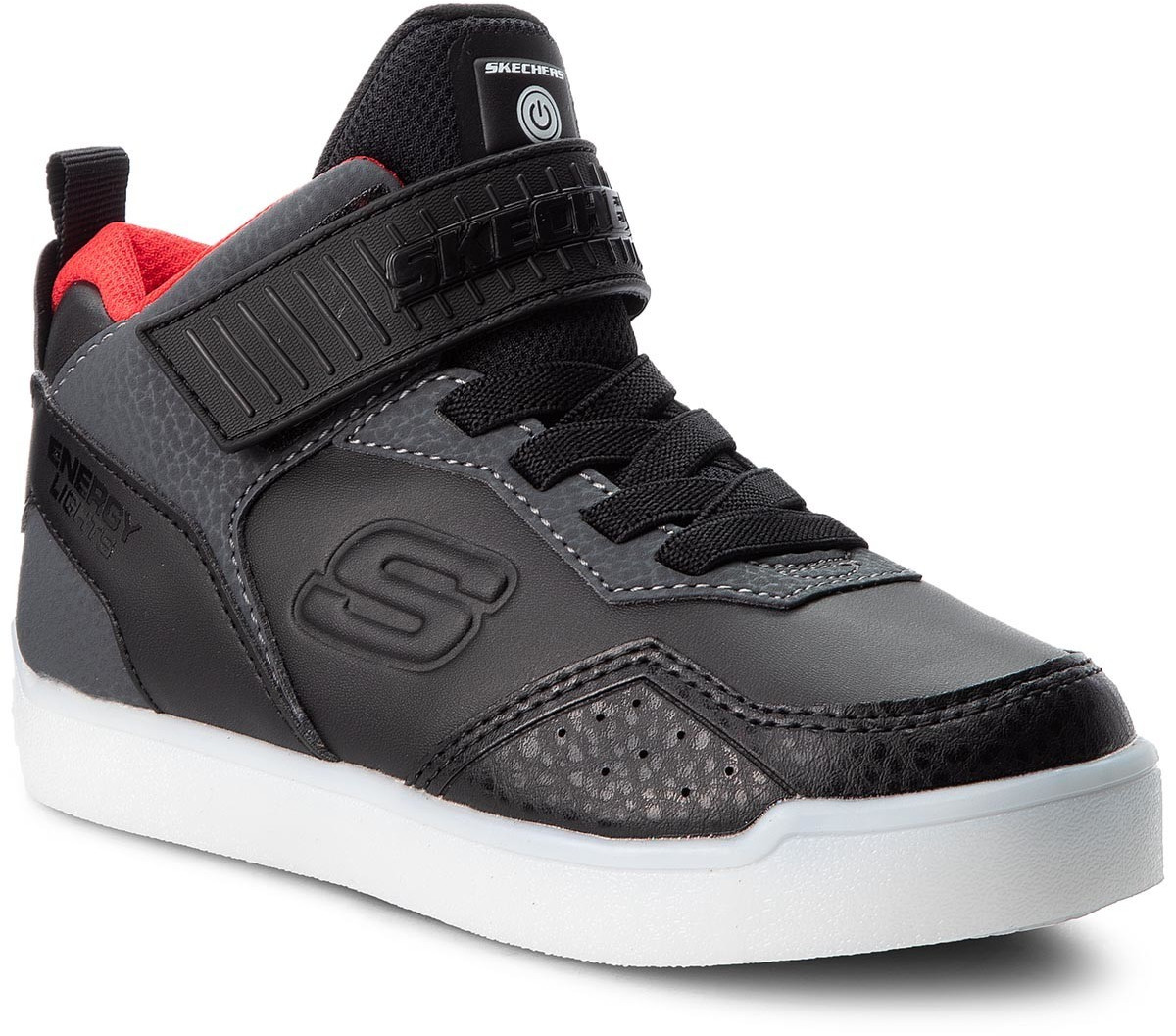 Skechers Energy Lights (90613L) black/red