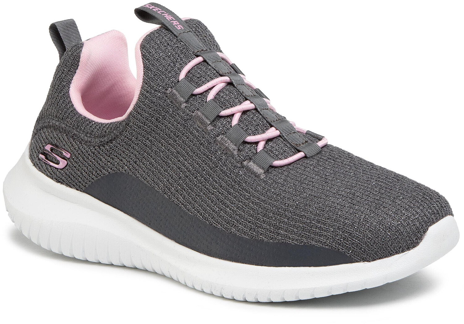 Skechers Ultra Flex (81554L) charcoal/pink