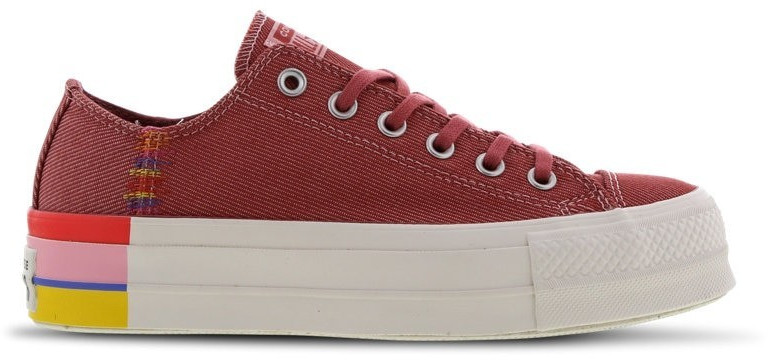 chuck taylor all star rainbow platform low top