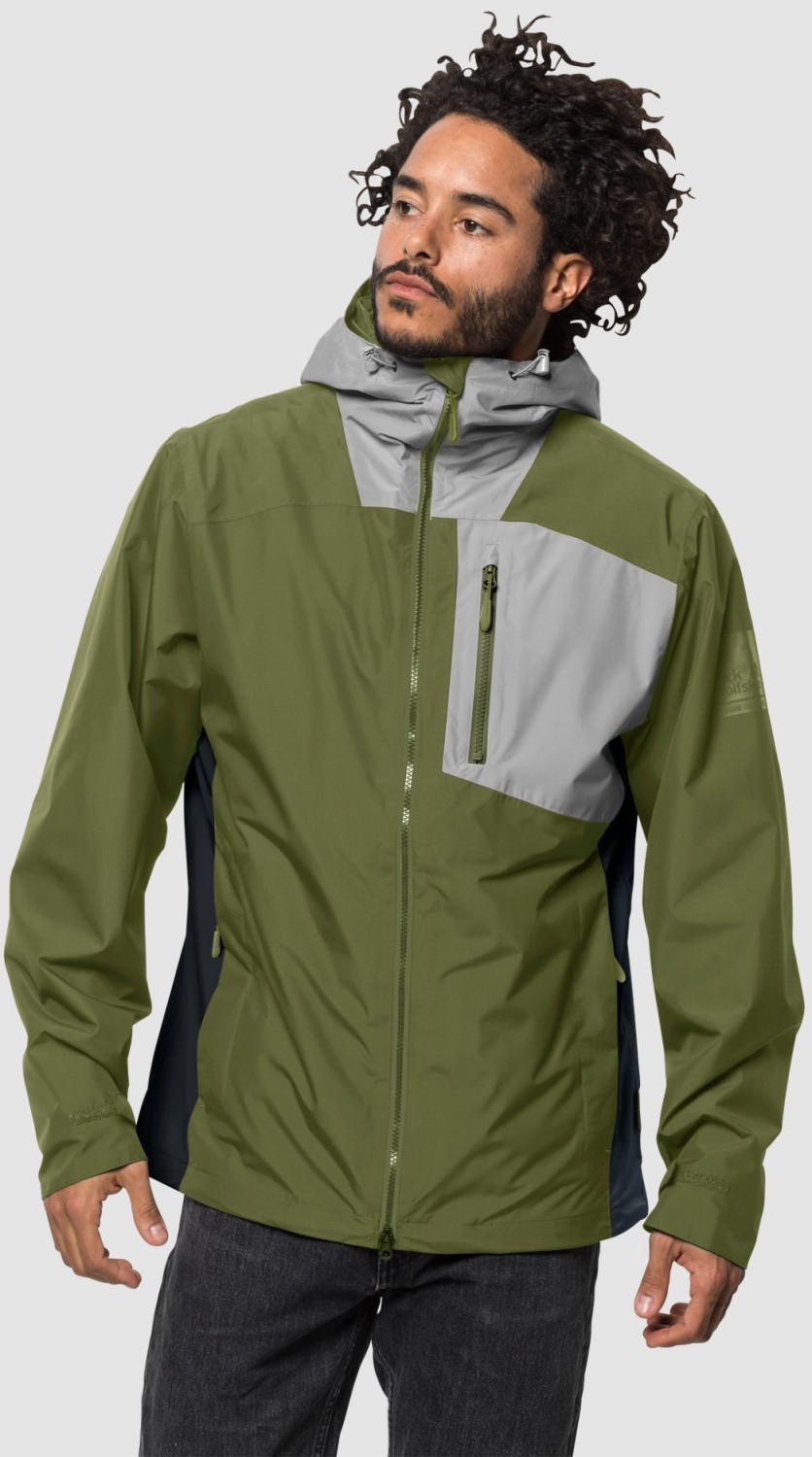 jack wolfskin jacket green