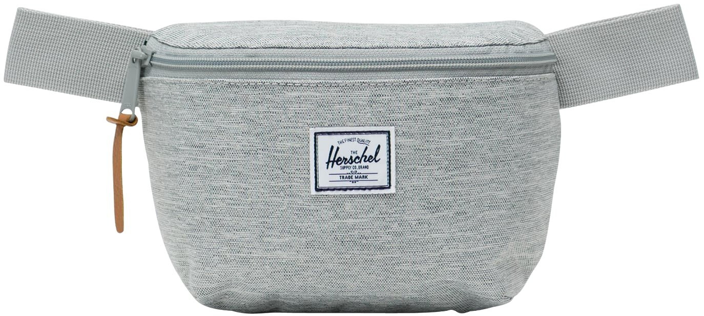 Herschel Fourteen Hip Pack light grey crosshatch