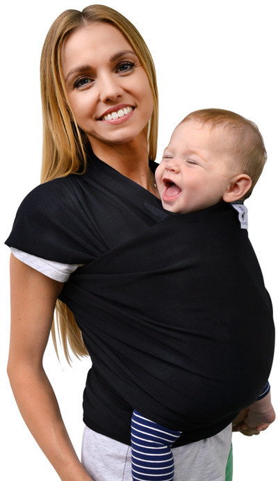 Fastique Kids Elastic Baby Wrap Carrier Black