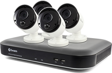 Photos - Surveillance Camera Swann SWDVK-849804 4 Camera 8 Channel HD DVR Security System 
