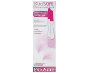 Pharmadoc Optimac Duosure Schwangerschafts Fruhtest 2 Stk Ab 3