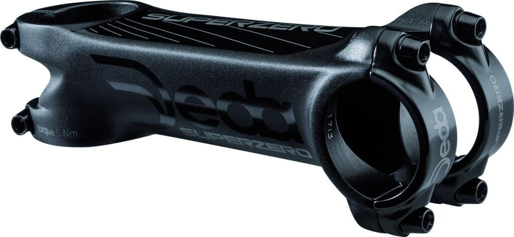 Deda Superzero 31.7 Stem polish on black 100 mm -8°