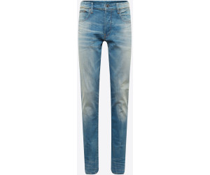 3301 tapered jeans light aged