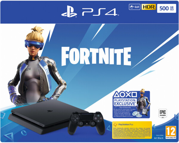 Sony PlayStation 4 (PS4) Slim 500GB Fortnite Neo Versa Bundle