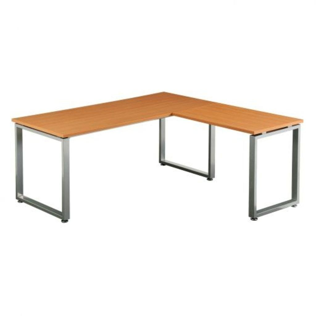HJH Office Workspace XL hêtre/argent