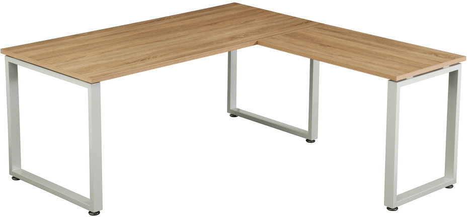 HJH Office Workspace XL chêne/blanc