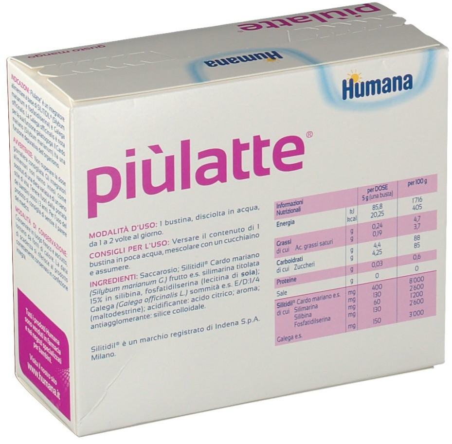 Humana Piulatte Plus (14 bustine) a € 20,90 (oggi)